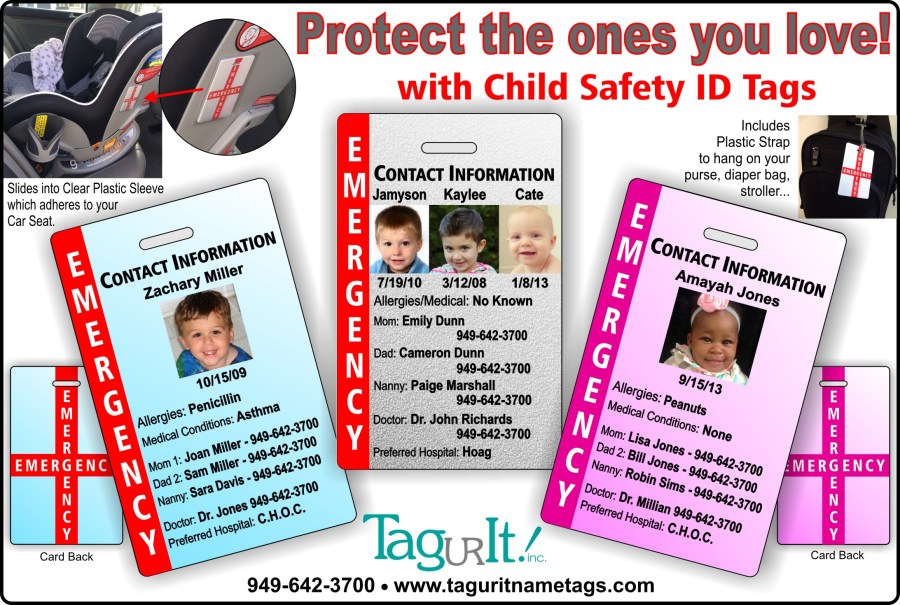 Have you ordered your Child Safety ID Tags yet???