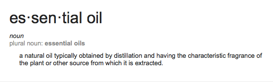 essential oil definition